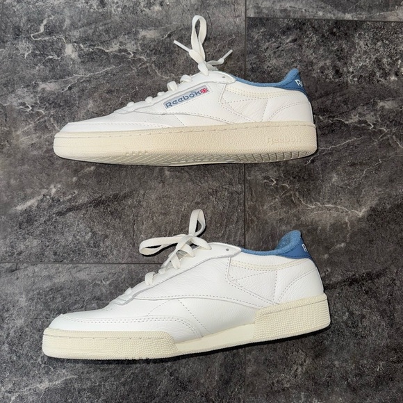 Reebok Blue Club C 85 Vintage Tennis Shows Size 8.5 - Picture 5 of 8